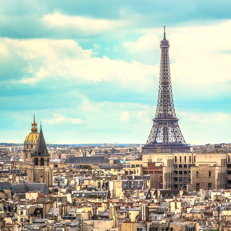 Tour Eiffel Emmeke, Paris par Marchello74, H 12 po x l 12 po