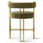 25" Upholstered Gold Chenille Counter Stool-992046054