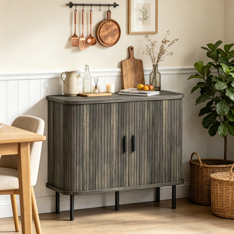 90cm Sideboard, Grey