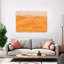 «Golden Desert Caravan Peaceful Serene Tranquil Landscape Nature», reproduction d'art murale-245919391