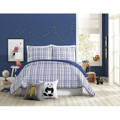 Ensemble de courtepointe réversible en microfibre Marquis