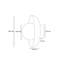 Lampe murale élégante avec corps en bois, finition chêne et blanc, 9,5 po x 4,7 po x 9,4 po | Bouchon en verre de 9,4 po x 9,4 po | 1 x douille G9, 10 W maximum | Éclairage élégant pour la décoration intérieure, le salon et la chambre à coucher, indice de protection IP20-1494902544