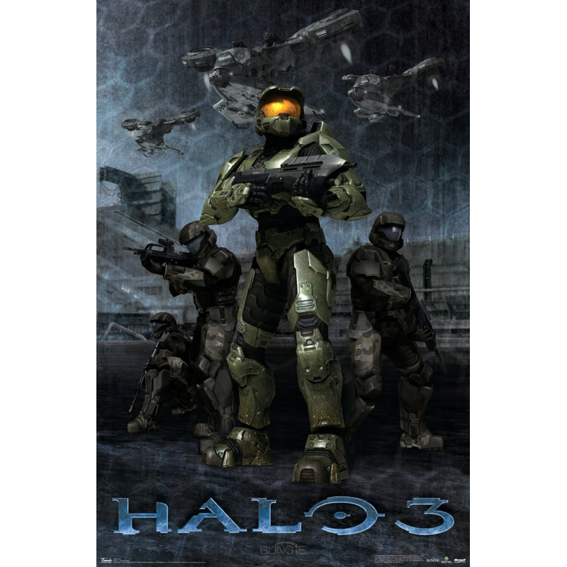 « halo 3-master », impression sur papier
