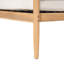 Causeuse d'extérieur en bois d'acacia Verona, bois naturel, coussin beige-699796127