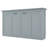 Twin Size Murphy Bed, can be Folded into a Cabinet, Gray