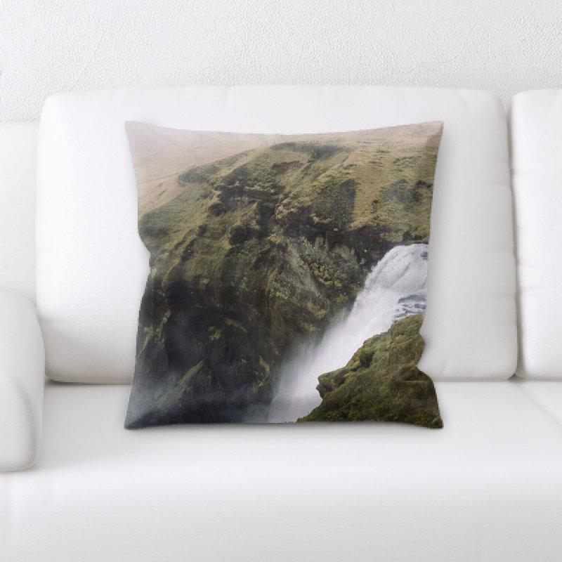 Microsuede Reversible Throw Pillow