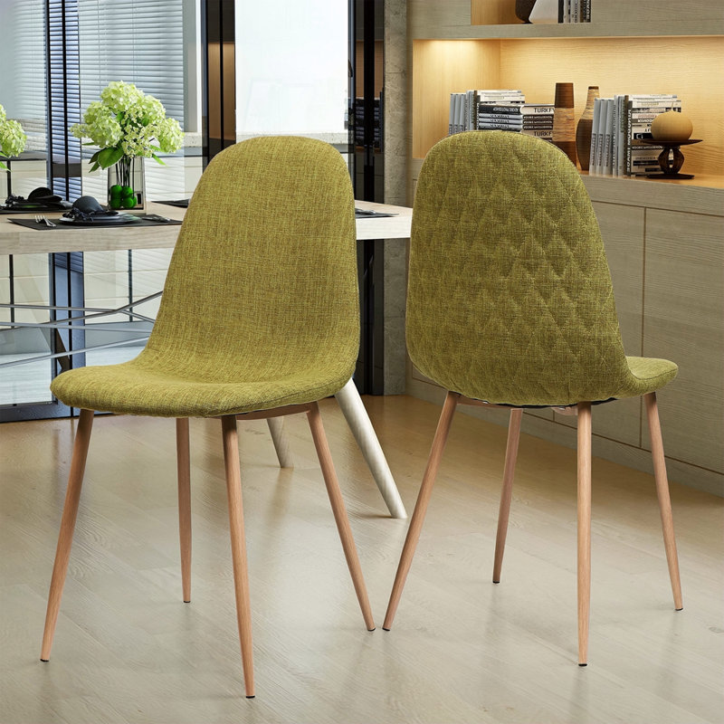 DINING CHAIR, Natural, Green