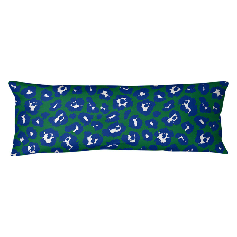 Polyester Medium Pillow, Green/White, Polyester