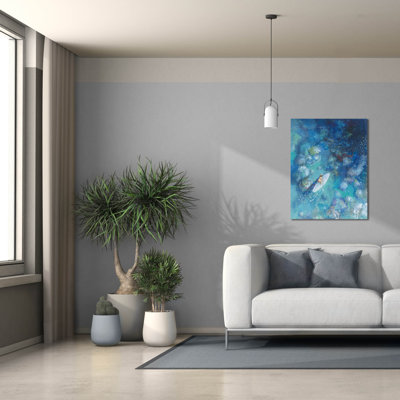  'Paddle Board Exploring 1' by Danhui Nai Canvas Wall Art
