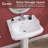 23'' W x 35'' H Pedestal Bathroom Sink Combo in White Vitreous China Rectangular Ceramic Vessel Basin with 3-Centerest Faucet Holes