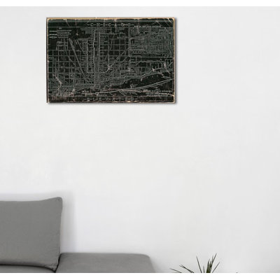 Hatcher & Ethan Chicago Railroad - Impression sur toile