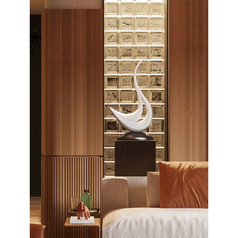 Sculpture Creative Swan: grand ornement artistique en PRF