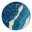 Tapis marocain doux et moelleux bleu d'inspiration mondiale Maspeth - reliure bleu bébé-1128915012