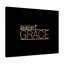 Sauvé par la grâce chrétienne, impression murale verset de la Bible prêt à être accroché-267200178