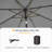Donyeal 108'' Market Umbrella-899413211