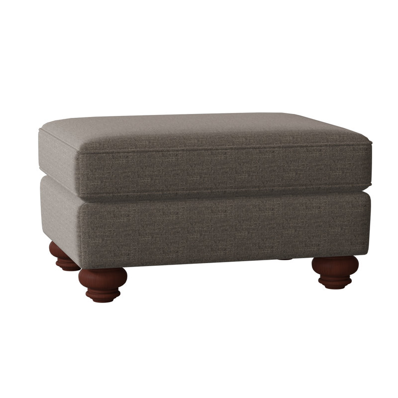 Repose-pieds rectangulaire 33 po Craftmaster, Sergé performance gris index 42, Manhattan