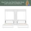 Lits simples escamotables doubles avec armoires et tablettes-118373997