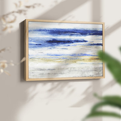 Choppy Seas I -Framed Print - Restickable