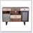 Rustic 2-Drawer Kitchen Island,island,coffee cart