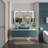 Pouyan 30"H Recessed or Surface Mount Framed  LED Medicine Cabinet with Adjustable Shelves-311190185