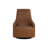 CARMINE SWIVEL LOUNGE CHAIR - COGNAC LEATHER