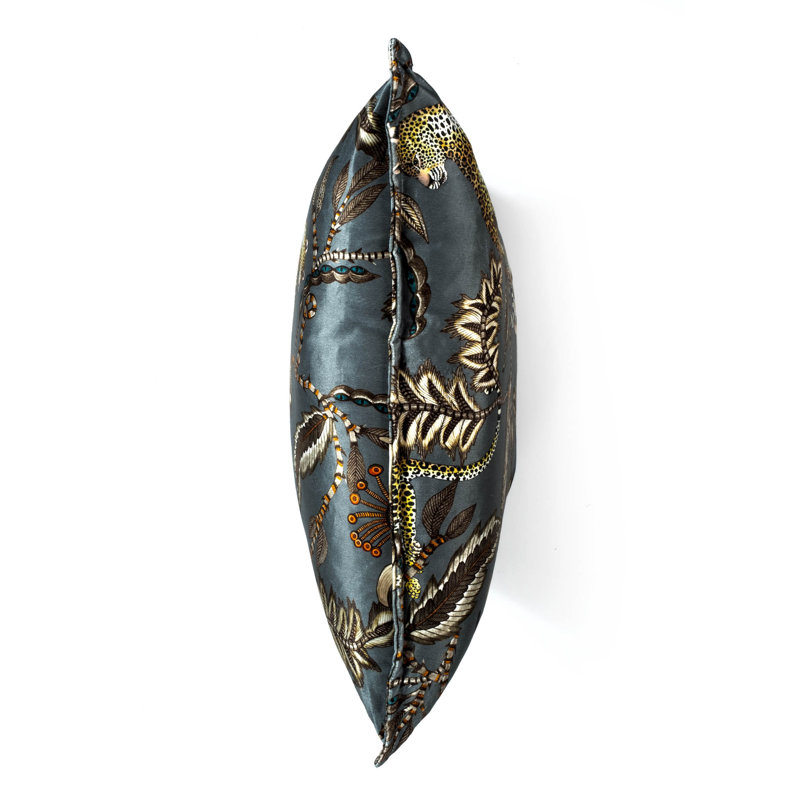 Ardmore 'Monkey Bean' Velvet Pillow, Ash