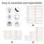 12 Pair Shoe Storage Cabinet-898083638