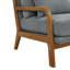 Chaise longue en bois avec revêtement Nubby-132005855