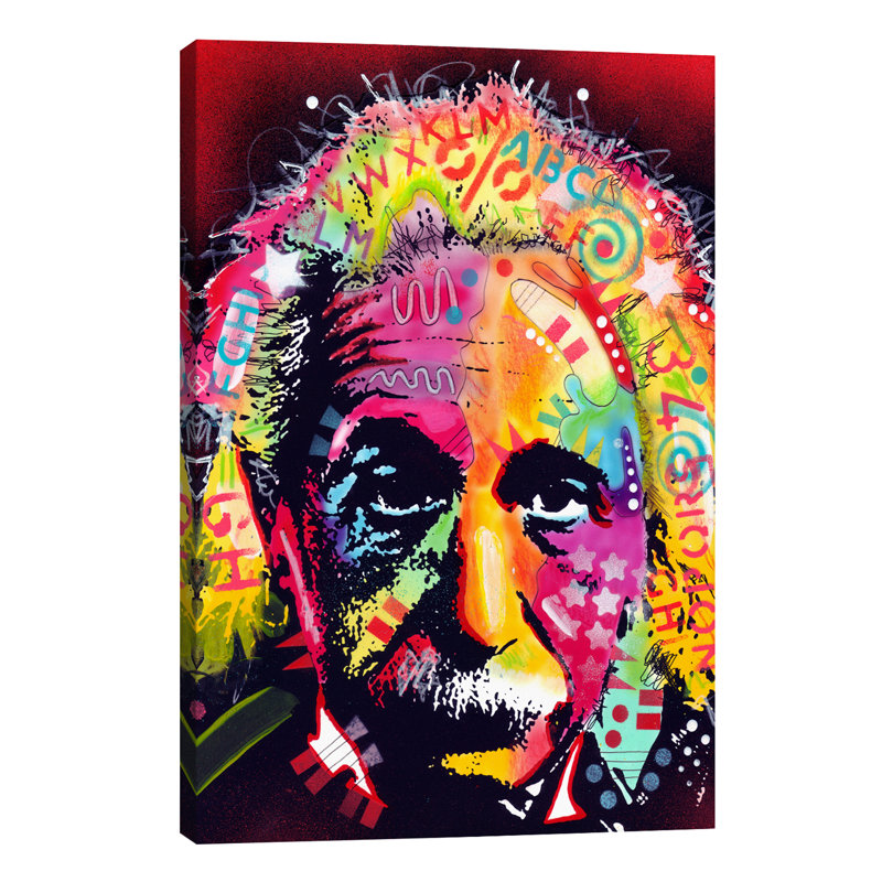 Einstein II by Dean Russo - Print on Canvas, 101.6 cm H x 66.04 cm W x 1.91 cm D, No Frame