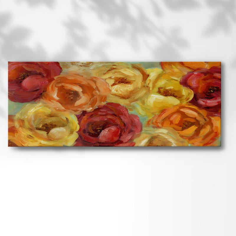 Sommet de l'été sur toile, H 20 po x l 50 po x P 1,5 po