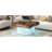 Coffee Table with Charging Station and LED Light-102285159