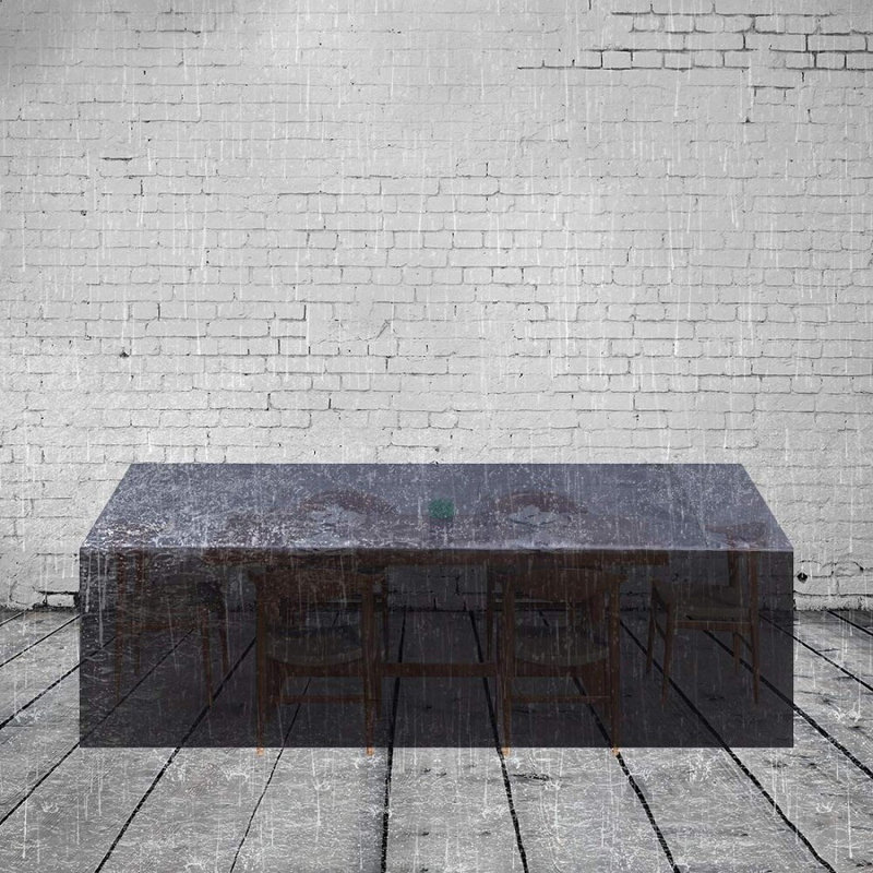 Housse de mobilier d'extérieur avec cordon réglable. Convient aux meubles de balcon, de cour et de salon