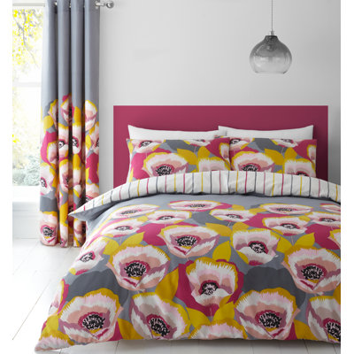 Modernist Poppy Grey/Red/Yellow