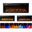 Rebrilliant Black Electric Fireplace Insert-1790210990