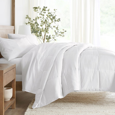 Comforter Solid Color Lightweight Microfiber All Season Down-Alternative Ultra Soft Bedding