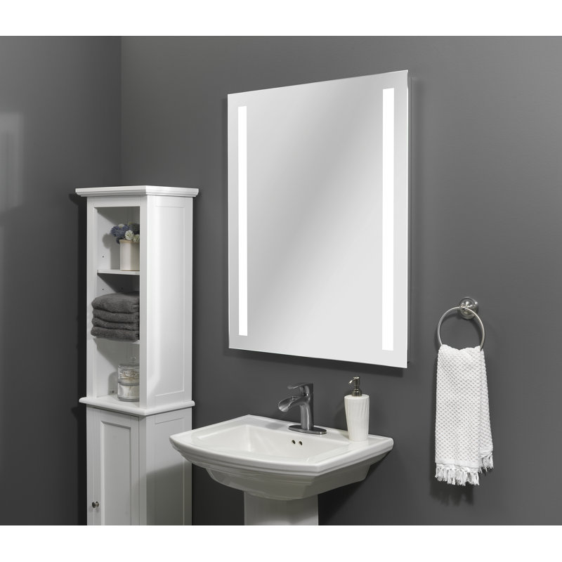 Miroir à DEL, anti-buée, température de couleur fixe, H 30 po x L 36 po