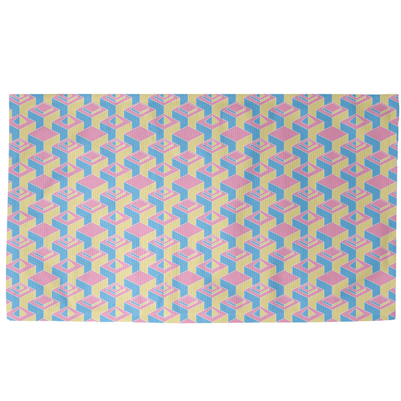 Jordao Geometric Indoor Rug, Rectangle 2' x 3'