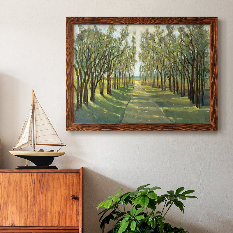 "Forest Path", peinture sur toile encadrée, H 18 po x l 26 po x P 1,5 po, Érable