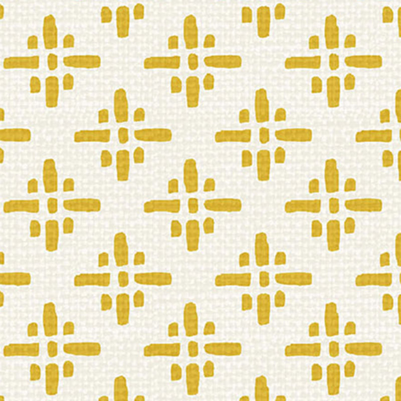 Geometric Wallpaper Double Roll, Antique Gold