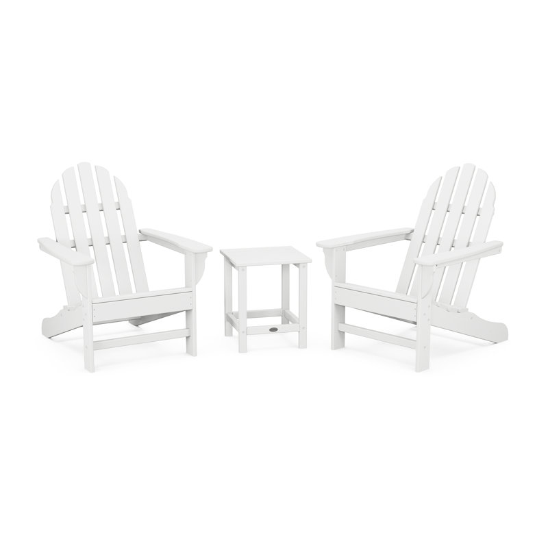 Ensemble de 3 Adirondack POLARWOOD x Sol 72 Katharine, Blanc