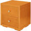 Table de chevet 2 tiroirs en bois-87358538