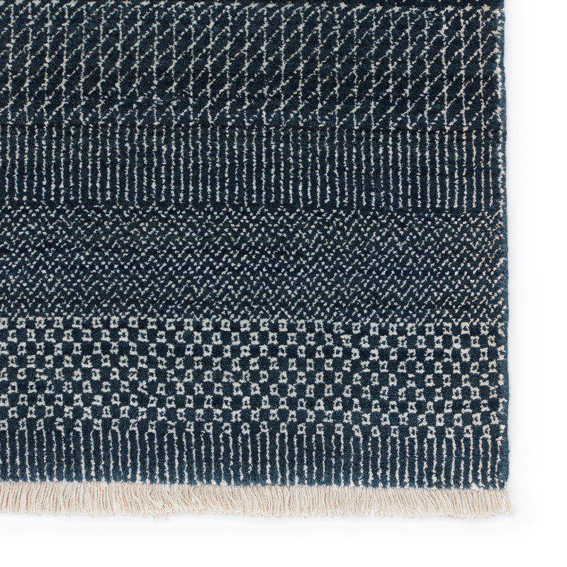 Tapis bleu foncé Radken, Rectangle 8 pi x 10 pi