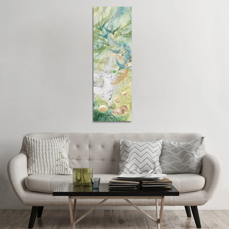 A Meeting of Tangled Paths III 1 Piece Wrapped Canvas Panoramic Painting, 152.4 cm H x 50.8 cm W x 1.91 cm D