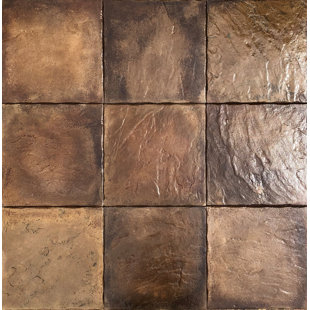 Radiance 16'' L x 16'' W Tile - Cocoa Mélange