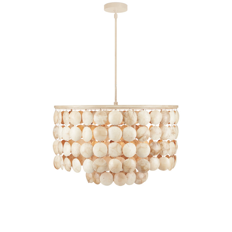 Buko 6 - Light Dimmable Drum Chandelier