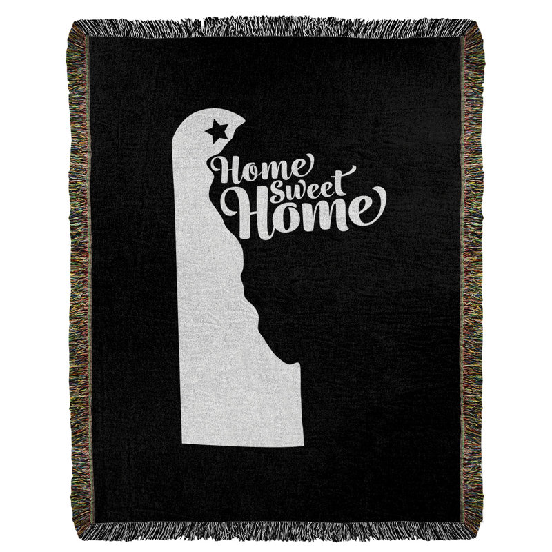 Jeté en coton tissé wilmington doux, l 37 po x L 52 po, Noir