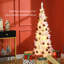 Arbre de Noël artificiel pré-éclairé idéal pour la décoration sans tracas, avec lumières DEL, ignifuge et expérience de peluches familiale