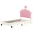 Upholstered Bed With Crown Headboard, Platform Bed With Headboard And Footboard-968795650-968795649