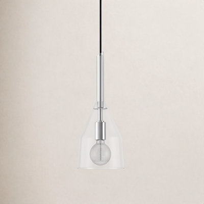 Maya Single Light Glass Dimmable Pendant