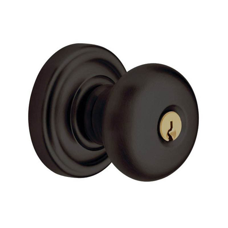 Classic Keyed Door Knob with Emergency Egress, Keyed Alike, Oil Rubbed Bronze, Yes